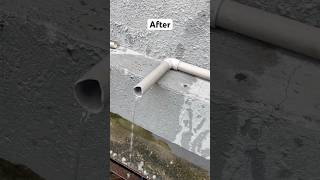 How to repair AC drain pipe drainrepair diy acwork plumbing [upl. by Ecyarg]