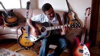 Gibson J 160 Epiphone EJ 160 comparison [upl. by Halyhs531]