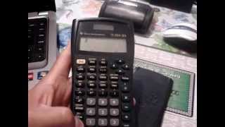 Calculadora cientifica TEXAS INSTRUMENTS TI30X IIS [upl. by Shute]