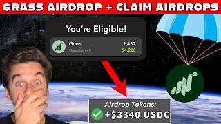 Grass Airdrop  CLAIM Airdrops  COMPLETE GUIDE [upl. by Rasla]