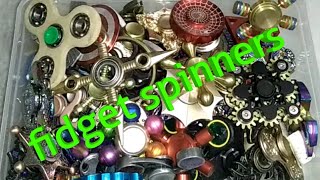 Fidget toy collection part 3  metal fidget spinners [upl. by Tail231]