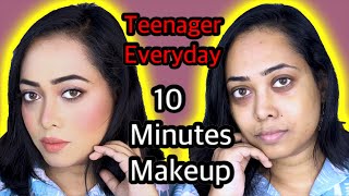 Budget friendly teenager everyday 10 minutes makeup tutorial  Mahbuba shanta 2022 [upl. by Kahl]