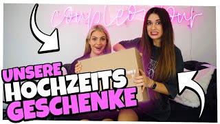 Wir packen unsere HOCHZEITSGESCHENKE LIVE aus 😳 I Coupleontour [upl. by Benedic]