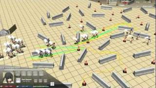 RTS A Pathfinding with squads [upl. by Artimed]