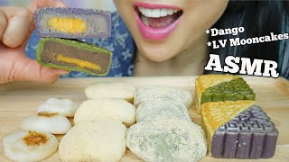 ASMR LOUIS VUITTON MOONCAKE  DANGO MOCHI EATING SOUNDS  MUSIC BOX MELODY NO TALKING  SASASMR [upl. by Ardene]