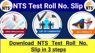 How To Apply NTS  How To Download NTS Challan  How To Verify NTS Fee  How To Download Result [upl. by Htiel]