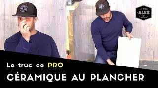 Comment poser la grosse céramique au plancher  comme un pro [upl. by Mccafferty]