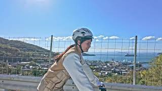 Ebike Cycling Tour on Shodoshima  JAPAN  Shikoku  Jumbo Ferry Short Ver [upl. by Cirad]