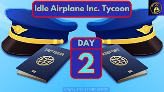 Idle Airplane Inc Tycoon  Gameplay Walkthrough day2 Tutorial Airport Tycoon iOS Android [upl. by Benn]