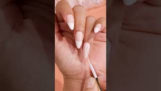 Beetles Gel Polish Quick French Nails Tips [upl. by Letnuahs]