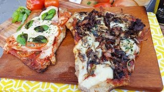 Matambre a la pizza picante con cubierta de hongos panceta y huevos fritos [upl. by Aseyt937]