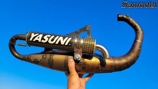 Restoration exhaust pipe Yasuni Racing [upl. by Anelle17]