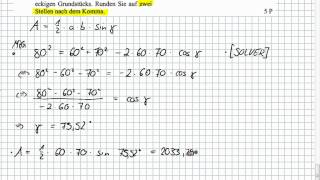 Abschlussprüfung MII  2011 HT A3  Realschule Bayern [upl. by Ursa]