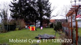 Kurze Testvideos Alcatel 997D Mobistel Cynus T1 amp T2  720p [upl. by Lesser]