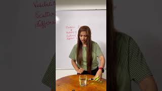 What is Tyndall Effect Class 910 Science experiment youtubeshorts tyndalleffect viralshorts [upl. by Denby863]