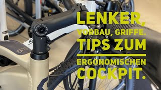 Vorbau Lenker Griffe das ergonomische Cockpit [upl. by Nalehp413]