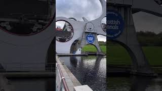 The Falkirk wheelScottish Canal Boat ride falkirk scotland boatrides [upl. by Stefan]