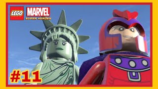 PELEA DENTRO DE LA ESTATUA DE LA LIBERTAD  LEGO MARVEL SUPERHEROES 11 [upl. by Jessamyn991]