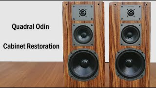 Speakers Quadral Odin  Cabinet Restoration [upl. by Eliam]