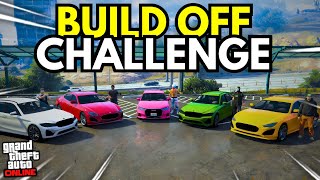 Who Can MAKE The BEST SEDAN In GTA 5 ONLINE BUILD OFF CHALLENGE [upl. by Anel895]