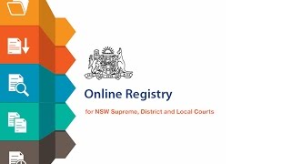 NSW Online Registry  Notice of Motion for Garnishee Order – Wages or Salary [upl. by Castora]