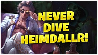 NEVER DIVE HEIMDALLR S11 SMITE RANKED [upl. by Munniks]