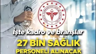 SAĞLIK BAKANLIĞI PERSONEL ALIMI 2024 [upl. by Camden]