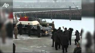 Raw Video North Korea Funeral Procession [upl. by Archle982]