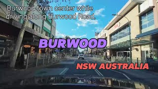 Burwood town center while driving along Burwood Road [upl. by Aikas]