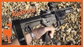 CMMG RipBrace Quick Light Comfortable AR 15 Pistol Brace [upl. by Melone]