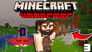 MINECRAFT BEDROCK HARDCORE 3  EXPLORANDO NETHER E FAZENDO A PRIMEIRA FARM [upl. by Bubb]