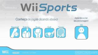 Americanascom l Jogo Wii Sports Golf  Nintendo Wii [upl. by Yelyac]