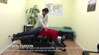 Chiropractic Adjustment Demonstration with Automatic FlexionDistraction [upl. by Dorthy]