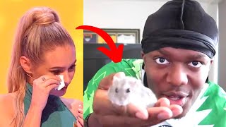 Talia Mar reacts to KSI Hamster Funeral [upl. by Dazhehs]