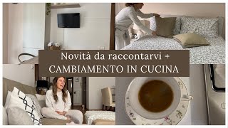 Un po di novità da raccontarvi  CAMBIAMENTO IN CUCINA [upl. by Diann790]