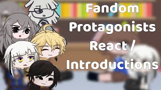 Fandom Protagonists React To Each Other \ Introductions  HSR GI FPE BSD Fallout [upl. by Inessa]