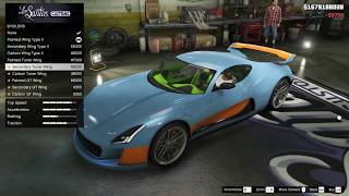 GTA Online  Smugglers Run DLC Car Customization Visione Cyclone Rapid GT Classic Retinue [upl. by Keemahs]