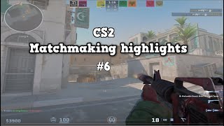 CS2 Matchmaking highlights 6 [upl. by Nomyar911]