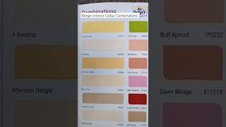 Part 1 Berger Paints Interior Colour Combinations 2023 BergerWallPaints [upl. by Berner]