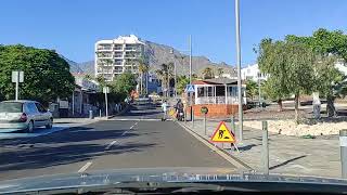 Torviscas Sunset harbour to torviscas alto short drive enjoy it tenerife driving [upl. by Ingra]