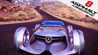 ASPHALT 8  MercedesBenz Silver Lightning iOSiPad Gameplay Dragon Tree  Asphalt 8 Airborne [upl. by Esiocnarf]