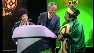 NELSON MANDELASPEECH LIVE 1990 PART 1 [upl. by Drofyar]