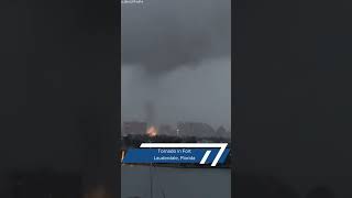 Tornado in Fort Lauderdale Florida caught on camera [upl. by Cristi]