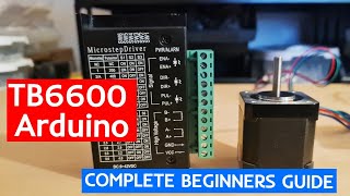 TB6600 Stepper Driver  Arduino  NEMA Motor Wiring and Control Uno Mega Nano [upl. by Aekerly]