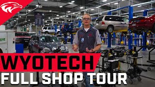 WyoTech Full Shop Tour [upl. by Htezzil]