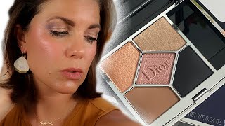 New Dior 569 Golden Day 5 Couleurs Couture Eyeshadow Palette  Looks Swatches Comparisons [upl. by Lucila577]