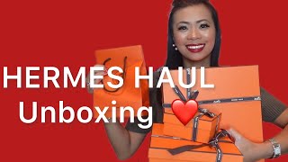 Hermes Unboxing 2024 what i bought with my Birkin bag shopping haul [upl. by Ennayk]