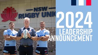 Presser 2024 Waratahs leadership announcement [upl. by Lledra32]