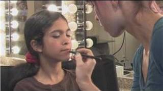 Applying Theatrical Makeup  How to Apply Stage Makeup to Children [upl. by Ojiram325]