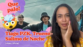 Tiago PZK Trueno  Salimo de Noche Video Oficial ▷ Reacción [upl. by Adnilrem759]